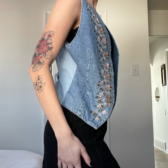 Vintage denim vest - Picture 3 of 8